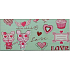 Bohemia Gifts Mléčná čokoláda Love, dárková 100 g