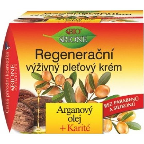 Bione Cosmetics Olej arganowy & Masło shea regenerujący krem nawilżający do wszystkich typów cery 51 ml