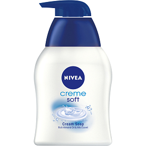 Nivea Creme Soft kremowe mydło w płynie z dozownikiem, 250 ml
