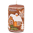 Candles Vánoční perník vonná svíčka válec 60 x 100 mm