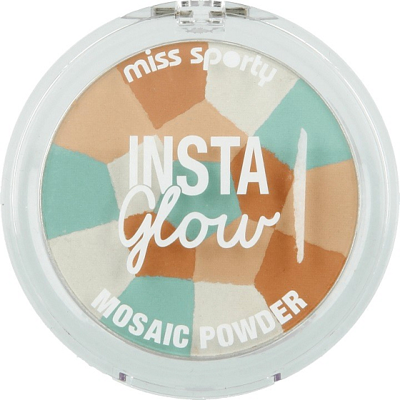 Miss Sporty Insta Glow Mosaic Powder pudr 001 Luminous Light 7,29 g