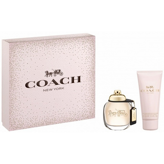 Coach Eau de Parfum parfémovaná voda pro ženy 50 ml + tělové mléko 100 ml, dárková sada
