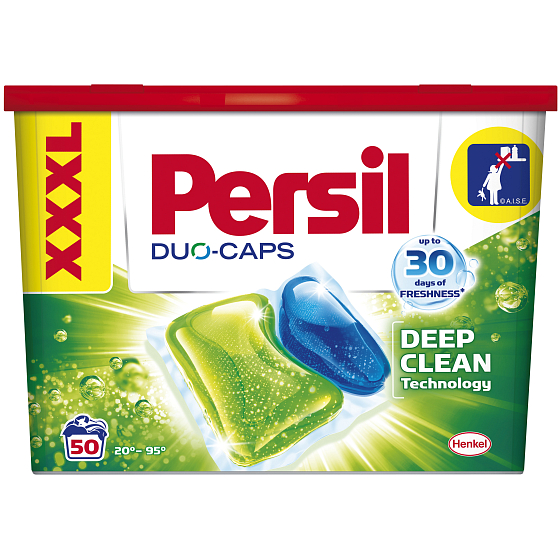 Persil Duo-Caps Regular univerzální gelové kapsle na praní bílé a stálobarevné prádlo 50 dávek x 23 g