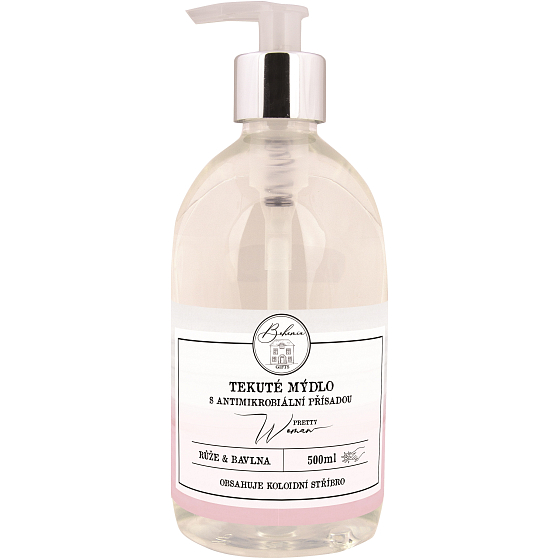 Bohemia Gifts Pretty Woman tekuté mýdlo s antimikrobiální přísadou dávkovač 500 ml