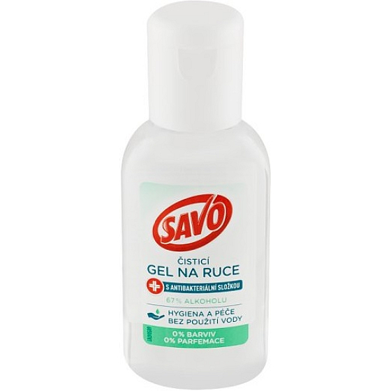 Savo Čisticí gel na ruce 67% alkoholu 50 ml