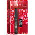 Rimmel London Extra 3D Lash řasenka 003 Extreme Black 8 ml + 60 Seconds Super Shine Nail Polish lak na nehty 315 Queen Of Tarts 8 ml, kosmetická sada pro ženy