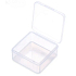 Plastowa skrzyneczka czarna 4,3 x 4,3 x 2 cm 1 sztuka