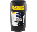 Nivea Men Black & White Invisible Original antyperspirant w sztyfcie dla mężczyzn 50 ml