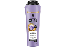 Gliss Kur Blonde Perfector szampon do naturalnie farbowanych lub rozjaśnionych włosów blond 250 ml