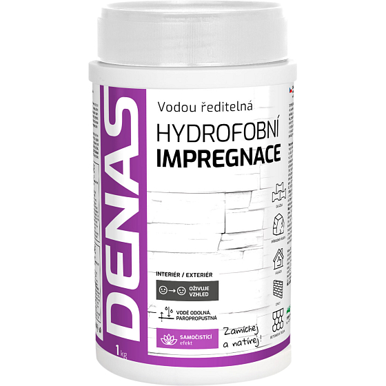 DENAS HYDROFOBNÁ IMPREGNACE, 1 kg