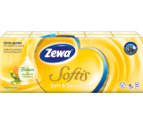 Zewa Softis Soft & Sensitive 4-warstwowe chusteczki papierowe, 10× 9 szt.