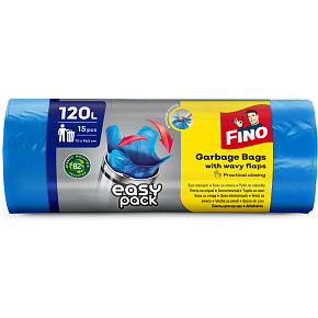 Fino worki na śmieci Easy Pack 120L 15 sztuk Fino worki na śmieci Easy Pack 120L 15 sztuk