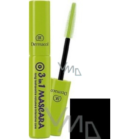 Dermacol 3v1 řasenka odstín černá 10 ml