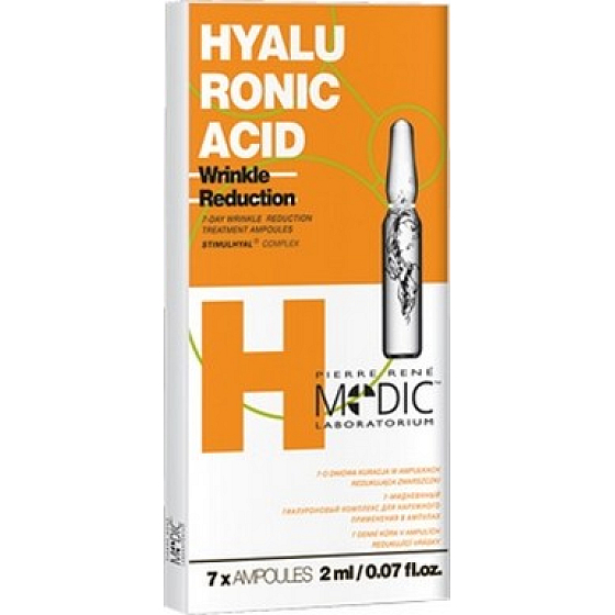 Pierre René Hyaluronic Acid kúra proti vráskám v ampulích 7 x 2 ml