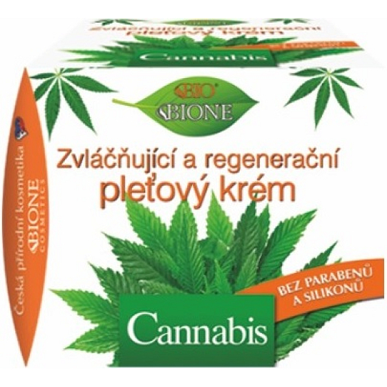 Bione Cosmetics Cannabis nawilżający i regenerujący krem do twarzy 51 ml