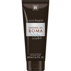 Laura Biagiotti Essenza di Roma Uomo sprchový gel pro muže 50 ml