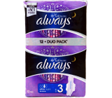 Always Platinum Ultra Night wkładki higieniczne z skrzydełkami 2 x 6 sztuk