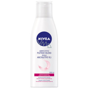 Nivea Jemně čisticí pleťové mléko pro suchou až citlivou pleť 200 ml