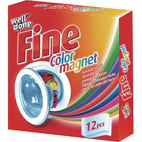 Well Done Fine Color chusteczki do prania przeciw odbarwieniu, 12 szt.