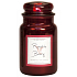Village Candle Růže a červené ovoce - Rosette Berry vonná svíčka ve skle 2 knoty 602 g
