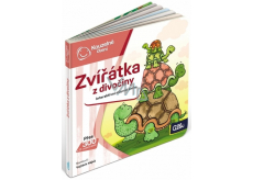 Albi Magiczne czytanie interaktywna mini książka Zwiersz z dzikiej przyrody, wiek 2+