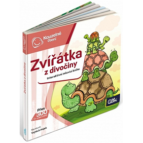 Albi Magiczne czytanie interaktywna mini książka Zwiersz z dzikiej przyrody, wiek 2+