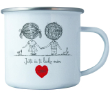 Bohemia Gifts Plecháček s potiskem Jeszcze, że cię lásko mám 8 cm