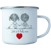 Bohemia Gifts Plecháček s potiskem Jeszcze, że cię lásko mám 8 cm