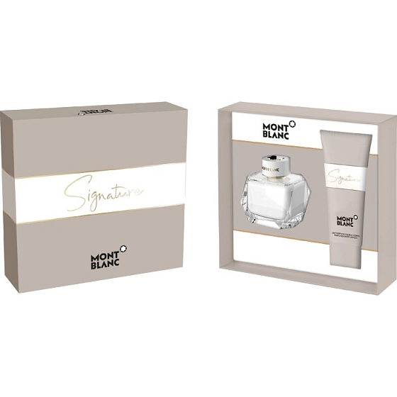 Montblanc Signature parfémovaná voda pro ženy 50 ml + tělové mléko 100 ml, dárková sada