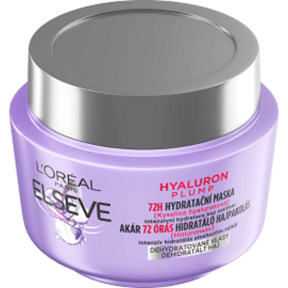 Loreal Paris Elseve Hyaluron Plump 72h nawilżająca maska do włosów odwodnionych 300 ml
