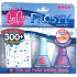 Bo-Po Frosty lak na nehty slupovací světle modrý 2,5 ml + lak na nehty slupovací světle fialový 2,5 ml + nálepky na nehty, kosmetická sada pro děti