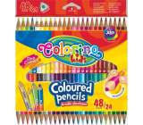 Colorino Kredki Trójgranne Dwustronne 24 / 48 kolorów