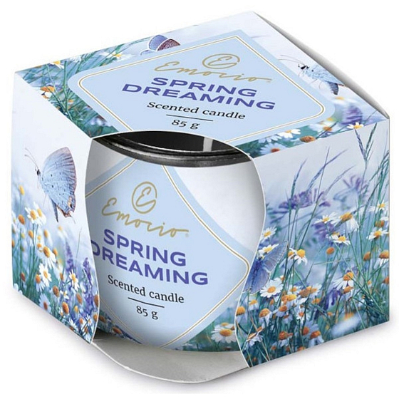 Emocio Dekor Spring Dreaming vonná svíčka sklo 85 g 70 x 62 mm