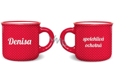 Niekupiony imienny mini kubek Denisa 100 ml