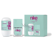 Nike A Sparkling Day woda toaletowa 30 ml + dezodorant roll-on 50 ml, zestaw prezentowy dla kobiet
