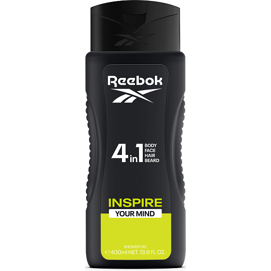Reebok Men Inspire Your Mind żel pod prysznic 4w1, 400 ml