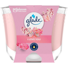 Glade świeca zapachowa Maxi I Love You, 204 g