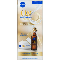 Nivea Ekspert dualne serum przeciw zmarszczkom i dzienny krem Q10 Anti-Wrinkle Expert 30ml + 50ml