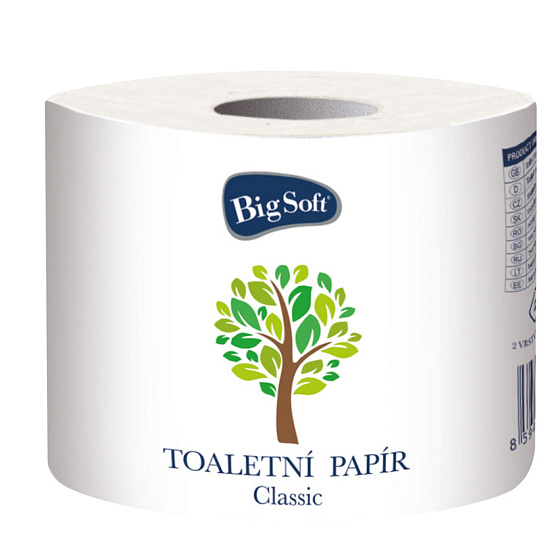 Big Soft Classic papier toaletowy w różnych kolorach 2 warstwy 1000 kawałków 1 sztuka