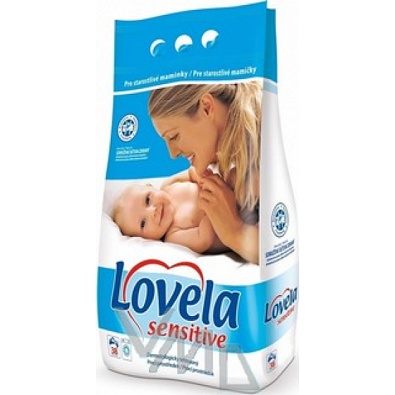 Lovela Sensitive prací prášek pro děti 5,4 kg + 50 % navíc = 8,1 kg
