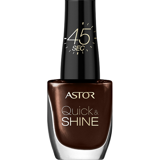 Astor Quick & Shine Nail Polish lak na nehty 501 Coffee Break 8 ml