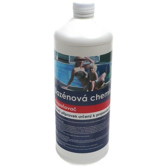 Mika Bazénová chemie Projasňovač tekutý přípravek určený k projasnění bazénové vody 1 l