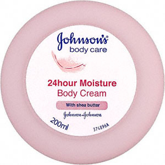 Johnsons Care 24hour Moisture tělový krém s bambuckým máslem 200 ml