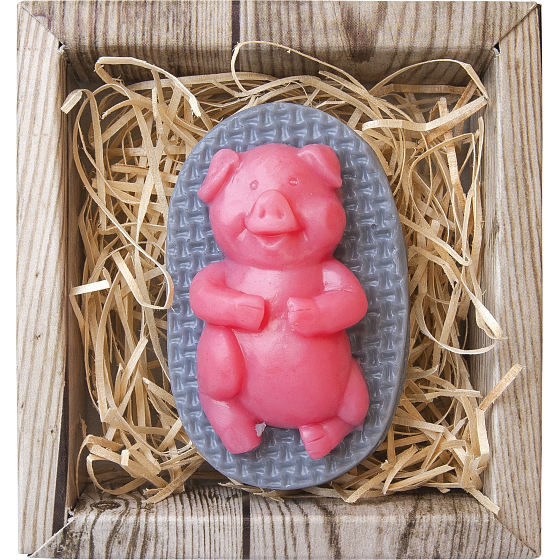 Bohemia Gifts Prasátko ručně vyráběné toaletní mýdlo v krabičce 75 g