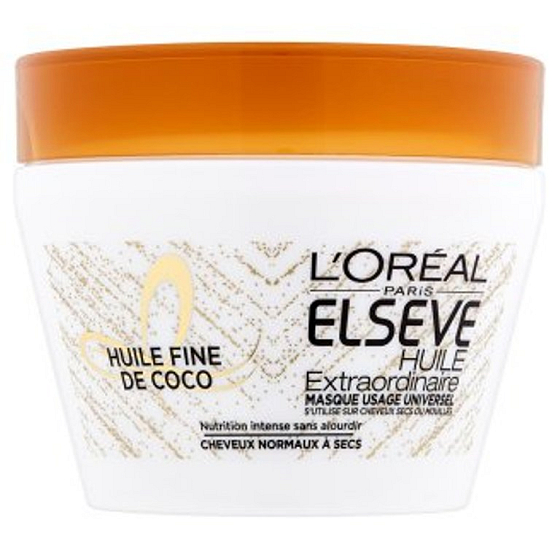 Loreal Paris Elseve Huile Extraordinaire Coco vyživující maska na vlasy 300 ml
