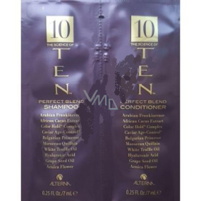 Alterna Ten Perfect Blend Duo Sachet vzorek šamponu a kondicionéru pro ohromující pocit dokonalosti 2 x 7 ml
