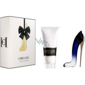 Carolina Herrera Good Girl Légére parfémovaná voda pro ženy 80 ml + tělové mléko 100 ml, dárková sada