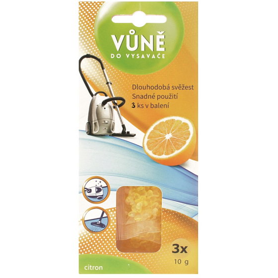 Kozák Wćę do odkurzacza Cytryna 3 x 10 g