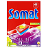 Somat All in 1 Lemon & Lime tablety do myčky obohacené o sílu kyseliny citronové a pomáhají odstranit těžce odolnou špínu 48 kusů