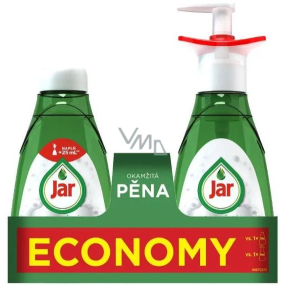 Jar Active Foam Okamžitá pěna čisticí prostředek určený na ruční mytí nádobí pumpička 350 ml + náhradní náplň 37 ml, duopack Jar Active Foam Okamžitá pěna čisticí prostředek určený na ruční mytí nádobí pumpička 350 ml + náhradní náplň 37 ml, duopack